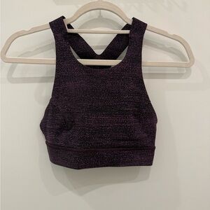 lululemon athletica Dark Purple Sports Bra